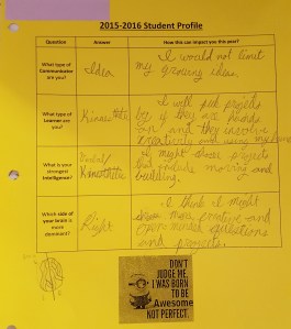 Students have to think about their results